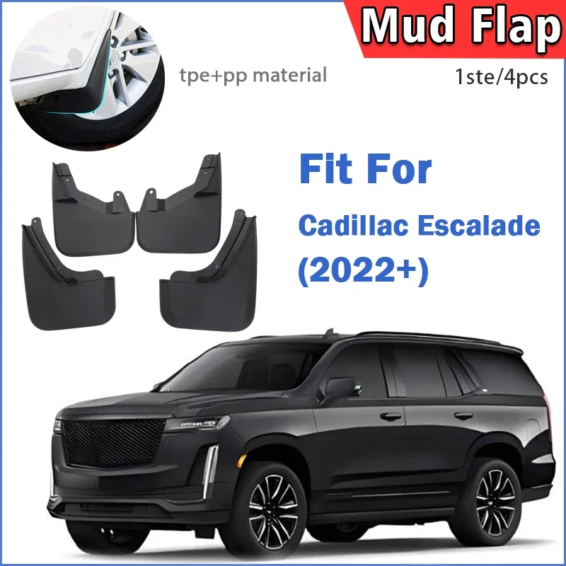 

Front Rear 4pcs For Cadillac Climb 2022 2023 2024 2025 mudguard fender mud flap guards splash mudflaps car accessories