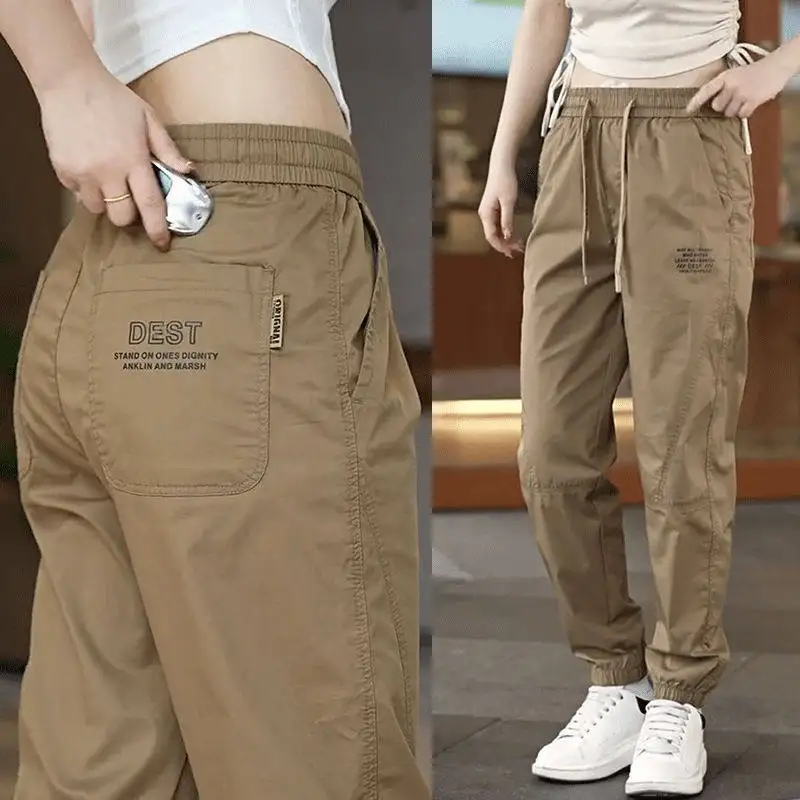 Ice Silk Workwear Pants Men's Affordable Wear Resistant Construction Workers Summer Casual Trousers Loose Fit Cargo Pants