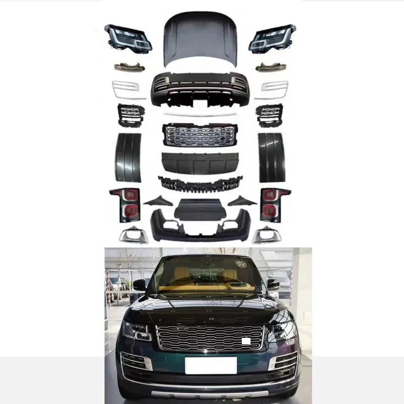 high quality bodykit facelift  vogue l405 2013-2017 upgrade to 2018-2021 sva l405 sport body kit for range rover