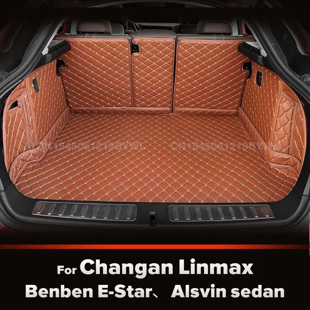 

For Changan Linmax Benben E-Star Alsvin sedan Auto Full Coverage Trunk Mat Car Protective Pad Cargo Liner Interior Accessories