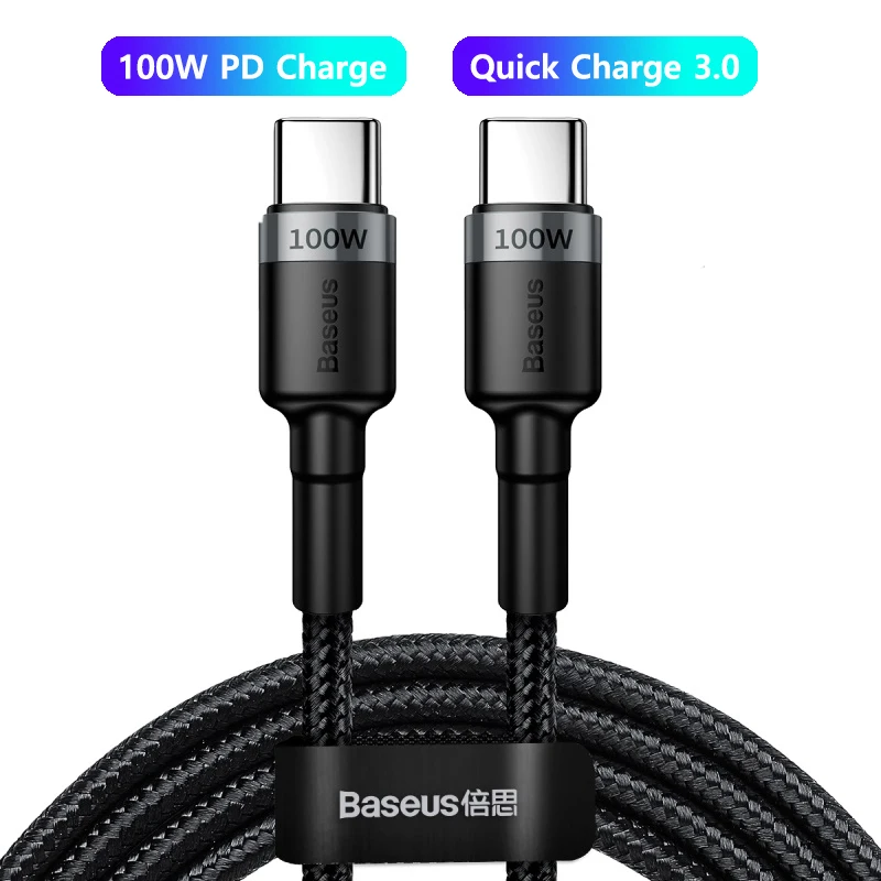 Baseus 100 W USB C auf USB Typ C Kabel für iPhone 15 Plus Pro max USB C PD Schnellladekabel USB-C Typ-C Kabel für MacBook Pro
