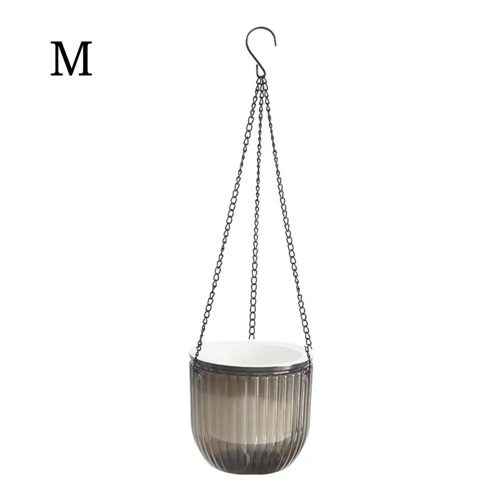 

Transparent Plants Pot Flower Pot Plastic Hydroponics Vase Soil Culture Hanging Basket Hanging Pot Green Pineapple