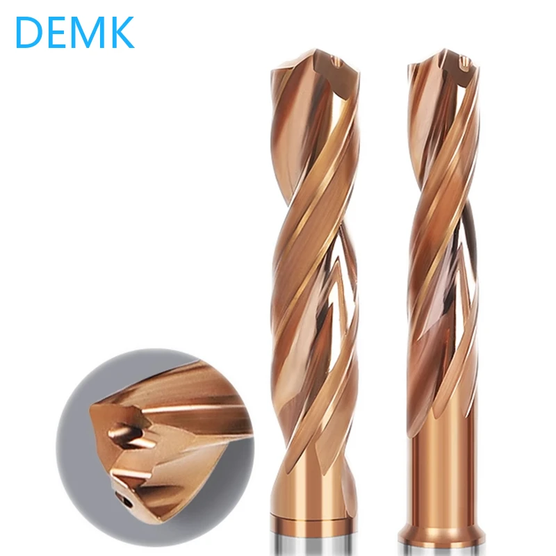 

High-quality HRC65° Internal cooling drill bit 3-16mm Steel stainless steel processing Metal drill bit