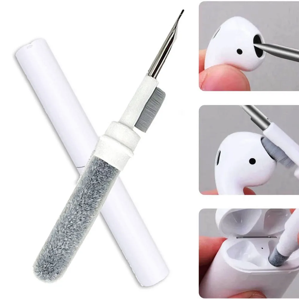 Bluetooth Oortelefoon Cleaner Kit Voor Airpods Pro 1 2 Oordopjes Pen Borstel Draadloze Hoofdtelefoon Case Cleaning Tools Voor Iphone Samsung