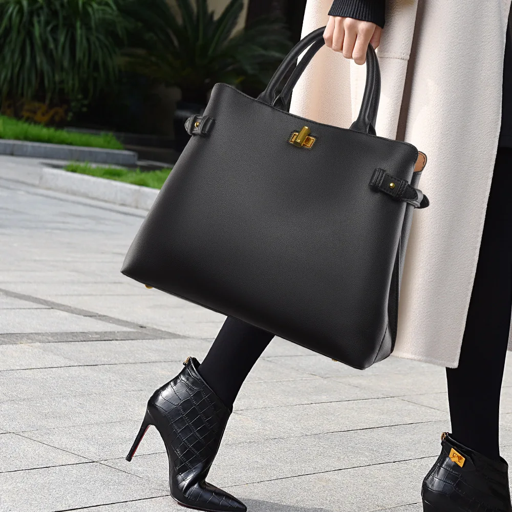 

Luxury Design Women Bag High Quality Top Layer Bucket Tote Shaped Handbag Simple Casual Versatile Female Crossbody Bag