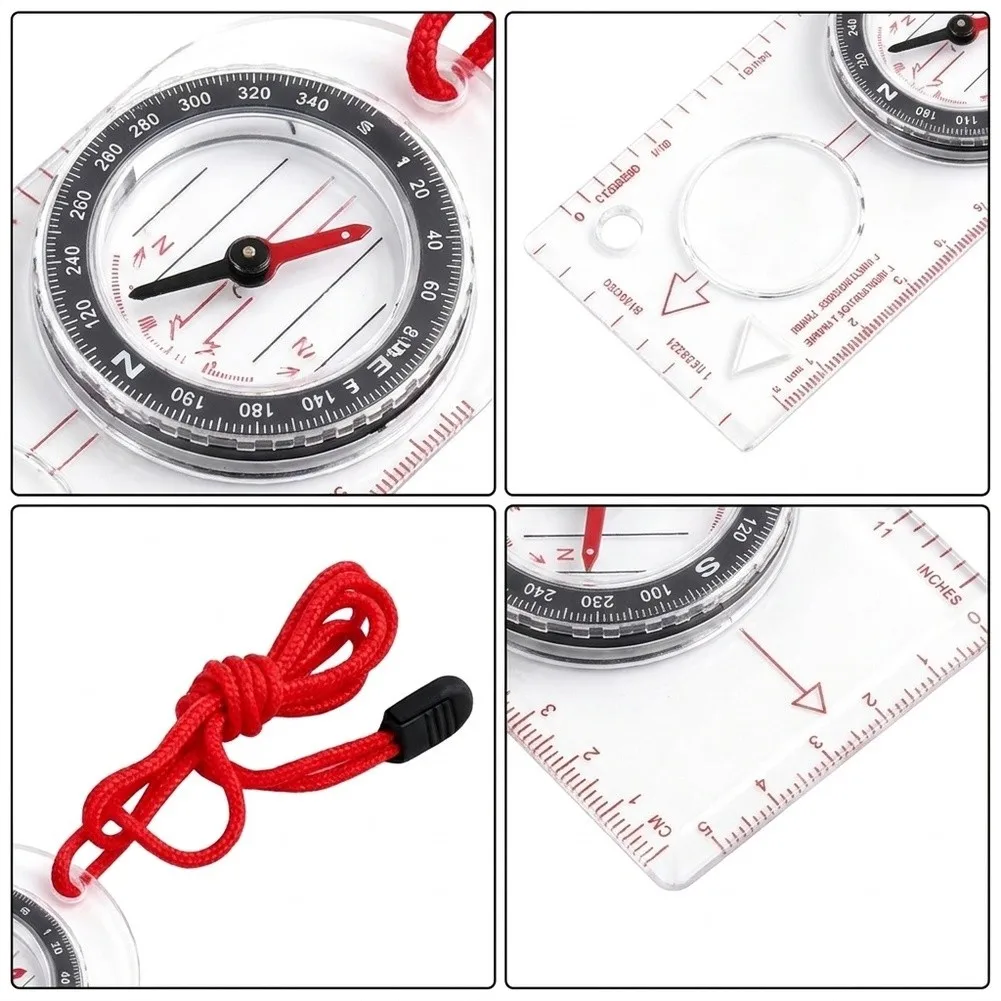 For Hiking Trips Orienteering Tool Map Reading High-grade Steel Needle Jewel Bearing System Compact Portable Design