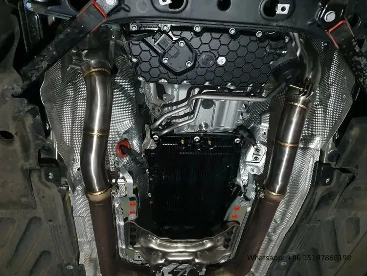 Bajantes de tubo de escape de rendimiento personalizados para Mercedes Benz 2015+ C63 W205 C63S AMG Down Pipe