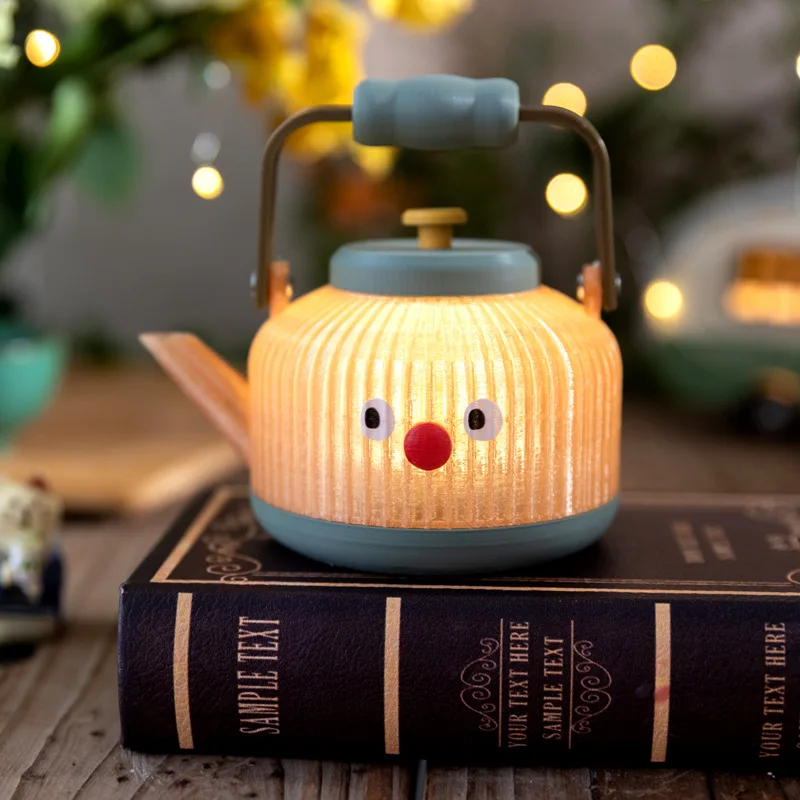 

Vintage outdoor camping mini ambient light premium cute charging portable horse lamp living room bedside decoration