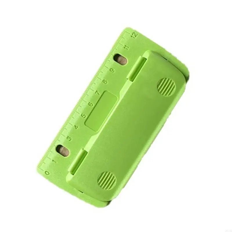 خرامة ورق دائرية 20CB لدفتر قصاصات الكمبيوتر المحمول، سعة 3 أوراق 2 ثقب خرامة ورق محمولة باليد #5