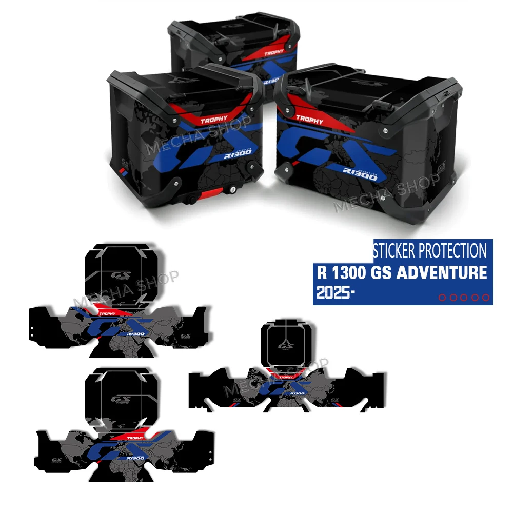 

R1300GSA Accessories Suitcase Stickers Protection Kit Decals for R 1300 GS Adventure Trophy-kit