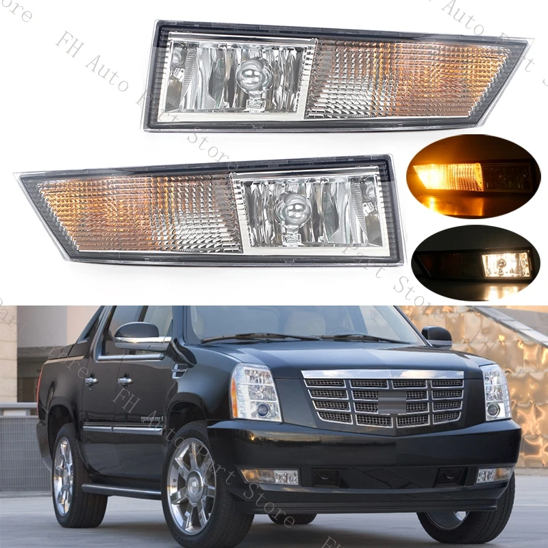 

Foglamp Foglight For Cadillac Escalade ESV 2007-2014 Front Bumper Fog Light Daytime Running Drive Lamp 10383562 10383563