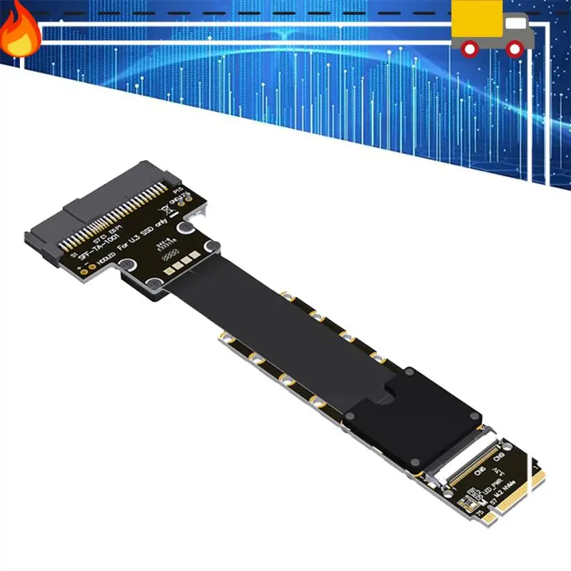 

Discount-F47SM M.2 Nvme To U.3 SSD, Pcie 5.0 X4 25Cm Extension Cable, Supports 128G/Bps, Conforms To SFF-TA-1001