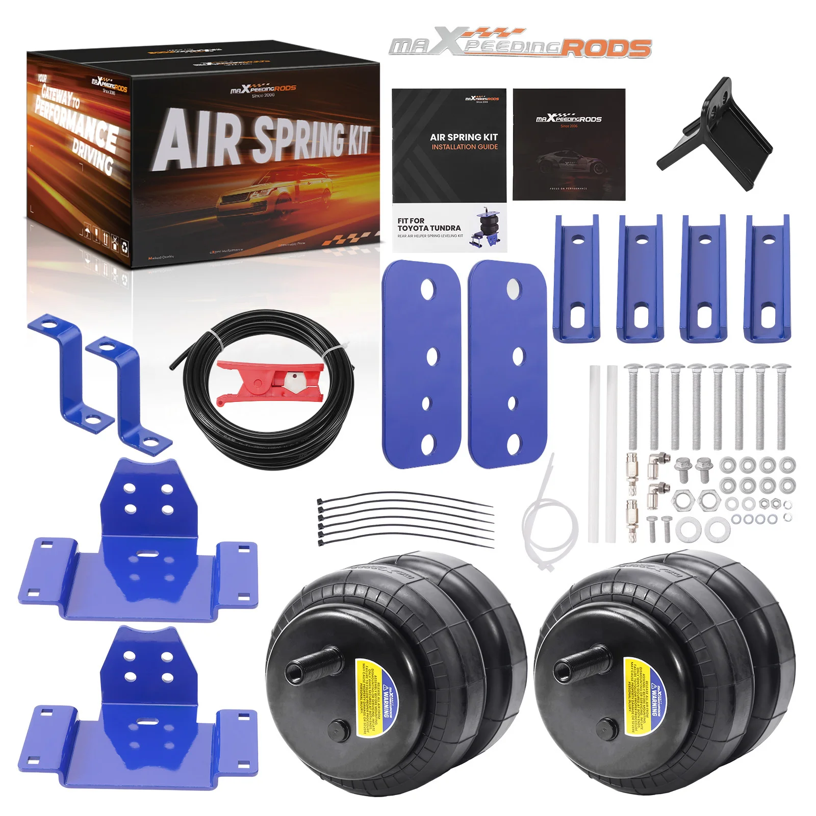 

Rear Air Helper Spring Suspension Bags Kit Fit for Toyota Tundra 2007-2021