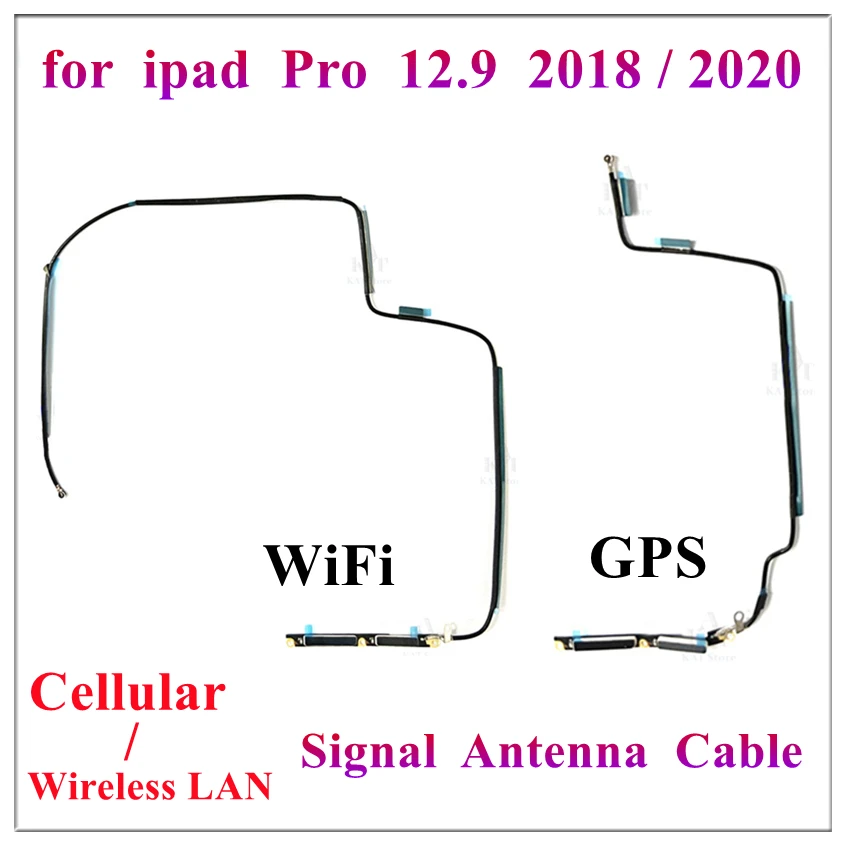 1Pcs WiFi Wireless WLAN GPS Signal Antenna Connection Flex Cable for IPad Pro 12.9 Inch 3rd 4th Gen 2018 2020 Replacement Parts