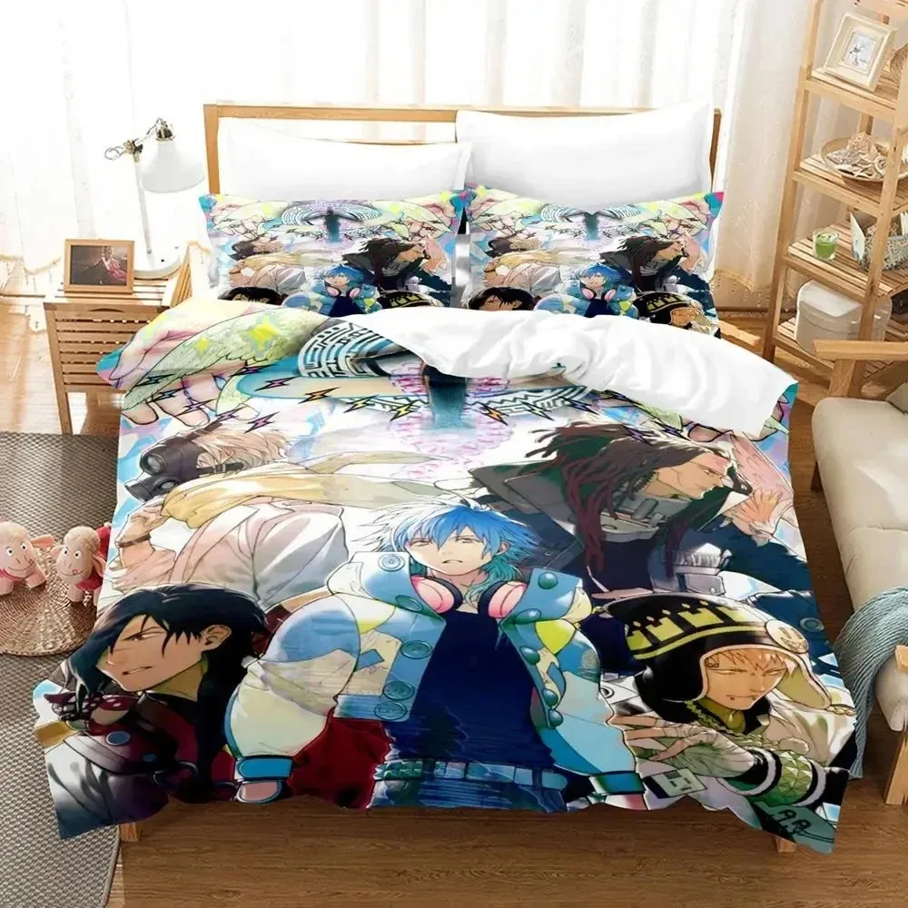 

Anime DRAMAtical Murder Game Bedding Set Duvet Cover Bed Set Quilt Cover Pillowcase Comforter king Queen Size Boys Adult Bedding