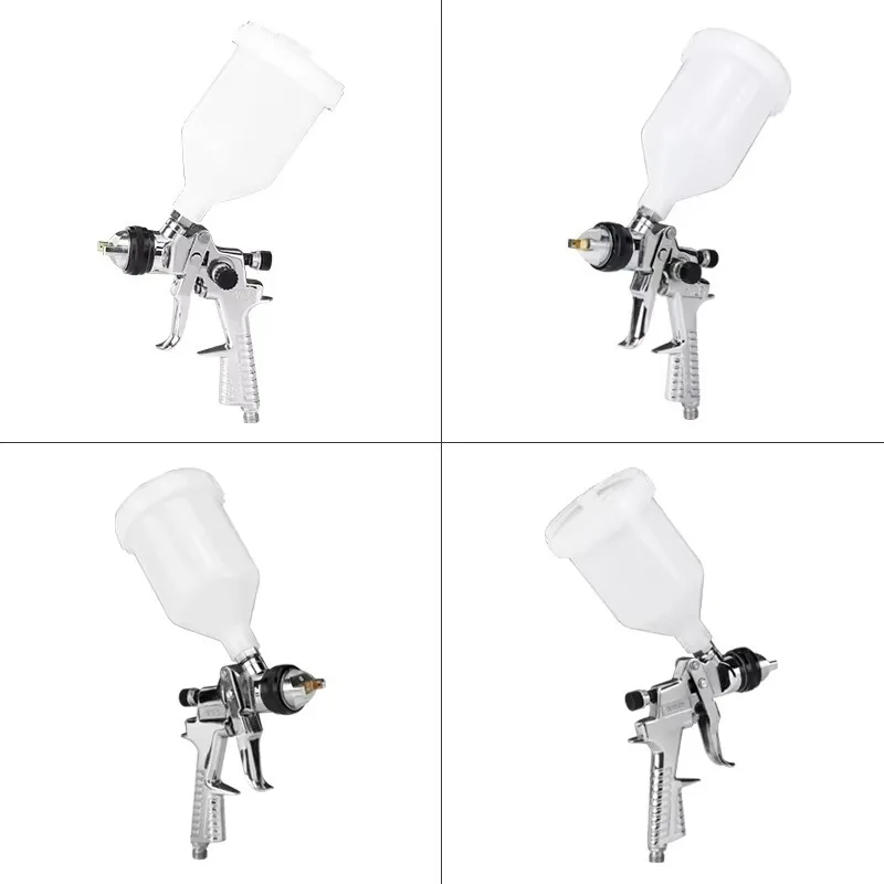H881 Mini Professional HVLP Spray Paint Gun DIY Car Painting Tools with 1.4mm Nozzle Kits Pneumatic Power Source