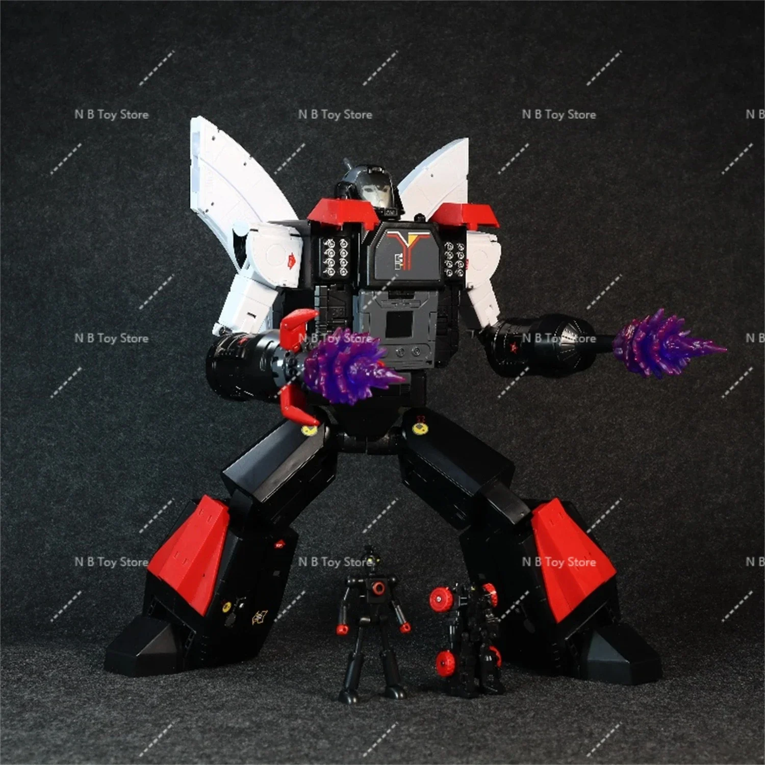 OS-01H Transformation OS01H Omega Michael Huge Dragon Defensive Fortress Basisscheinwerfer mit Motorschienenfigur