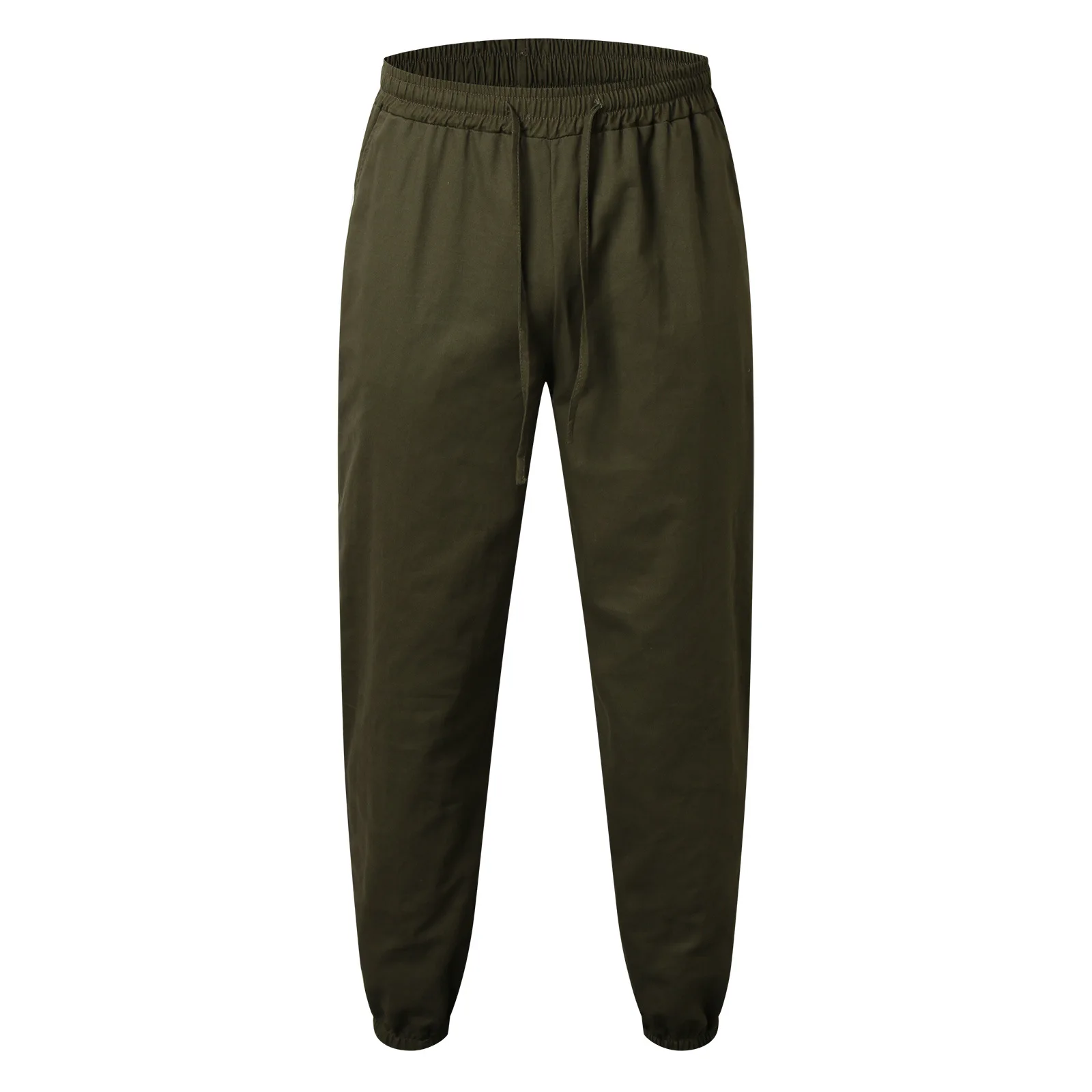 2025 Fashionable Casual Spring and Autumn Men's Sports Stretch Pants Loose Quick-Drying Stretch Outdoor Running Fitness Trousers