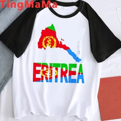 Eritrea Map Eritrean Flag T Shirt Men Africa Unisex Graphic T Shirts Short Sleeve T-shirts Streetwear Summer Men Clothing Male