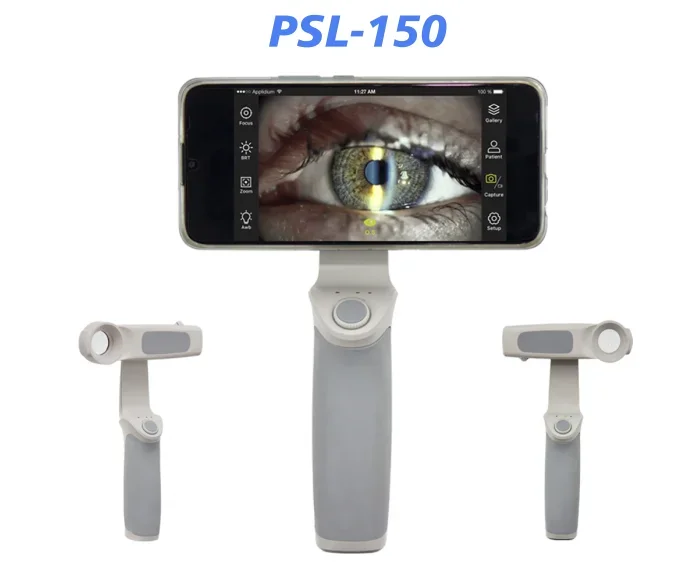 gilras ophthalmic equipment 6.5X magnification PSL-150 portable slit lamp price for mobile eye screening eye anterior checking