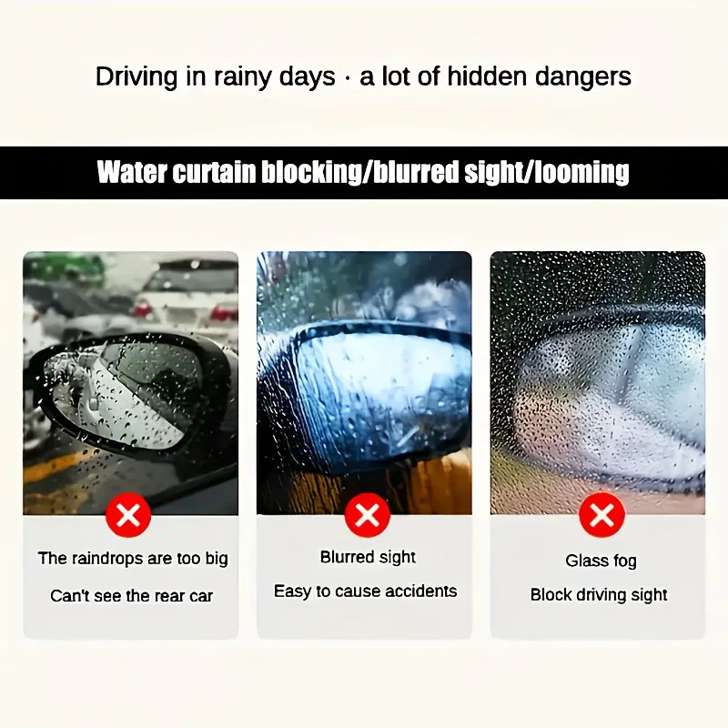 Car Water Repellent Spray Anti Rain Coating For Cars Glass Hydrophobic Anti-rain Liquid Windshield Mirror Mask Auto Chemical Age