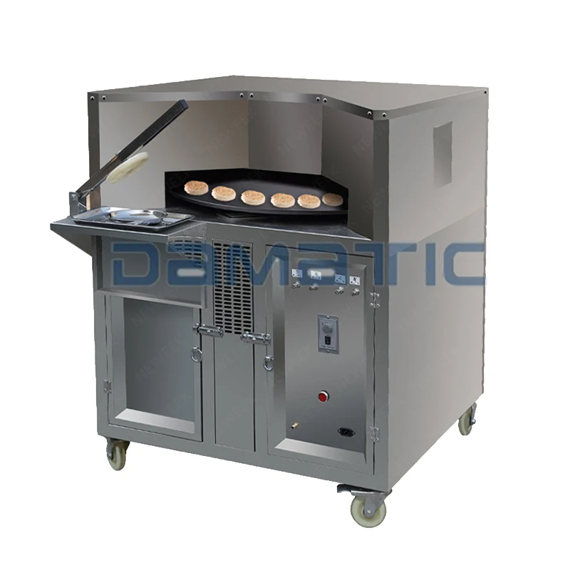 

Fully automatic flat arabic bread making baking machine for home