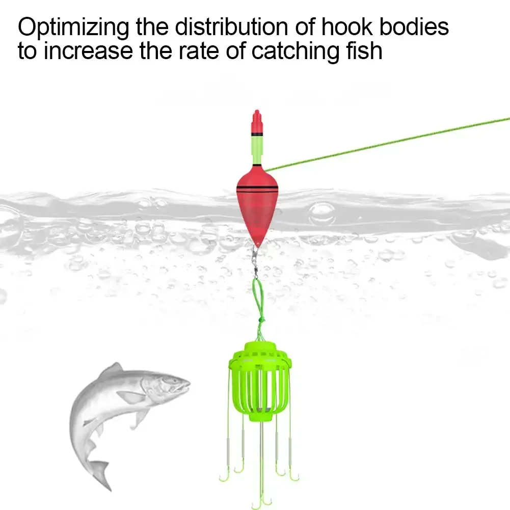 2025 جديد سمك الشبوط الصيد انفجار هوك المغذية 8/9/10/11/12/13/14 # صيد السمك لسمك الشبوط الأسود الفضي معقود يدويًا وقابل للإزالة #5