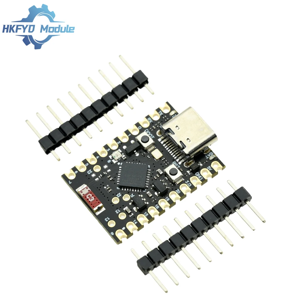 ESP32-C6 MINI papan pengembangan modul N4 dengan osilator kristal RISC-V 32-Bit 4MB FLASH daya rendah ESP32 C6