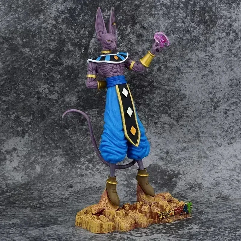 Figura de Dragon Ball Z Beerus, modelo de coleção, brindes infantis, Super Deus da Destruição, 30cm