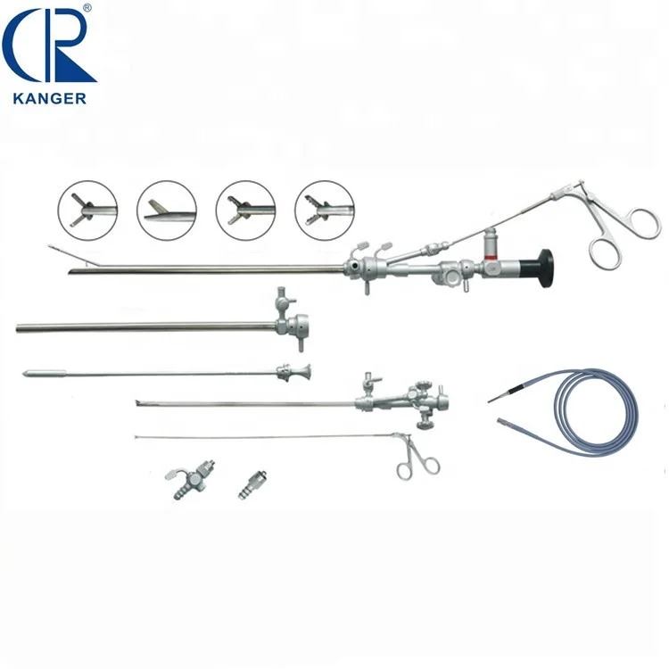 Gynaecology Instruments Reusable Stainless Steel Hysteroscope Set Including