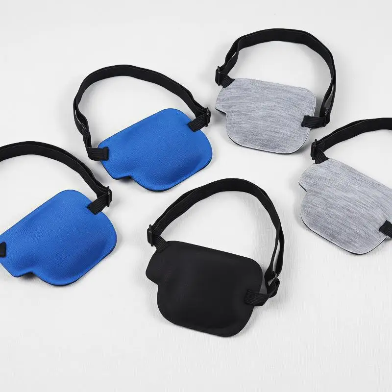 3D Single Eye Patch Adjustable Breathable Covering Eyepatch Soft Amblyopia Strabismus Astigmatism Eye Patches For Right Or Left