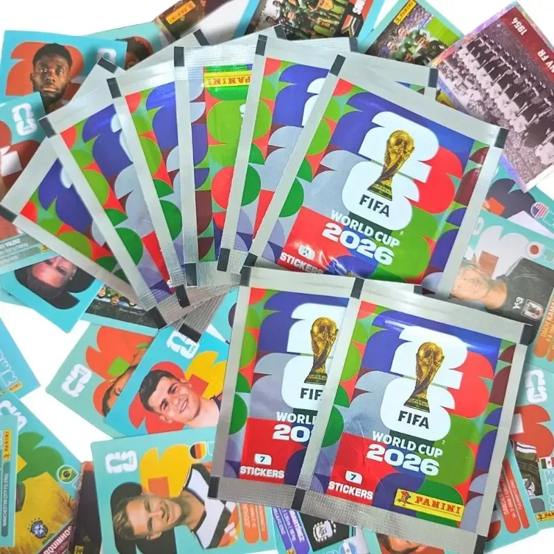 Panini FIFA World Cup 2026 Sticker Set, Collectible Football Stickers Cromos Soccer Player Trading Stickers Fan Collection Gift#
