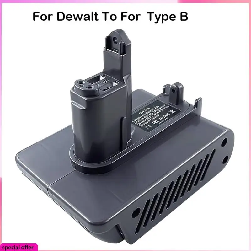A64Z DW31B Battery Adapter For Dewalt 20V Li- Battery To For Dyson Type B DC31 DC35 DC34 Battery Vacuum Cleaner Tool Durable