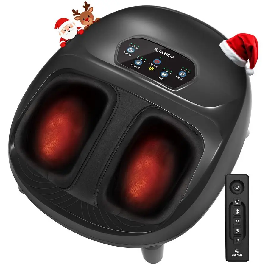 

Massager for Plantar Fasciitis, Upgraded Full Foot Shiatsu Massage, Remote Control MultiLevel Settings, Feet Massager for Neurop