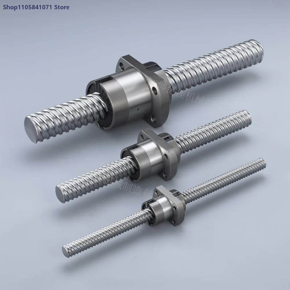 High Speed Milling End Ball Screw SFY1632 Cold Rolled with Basic Ball Nut Core Component CNC Router DIY