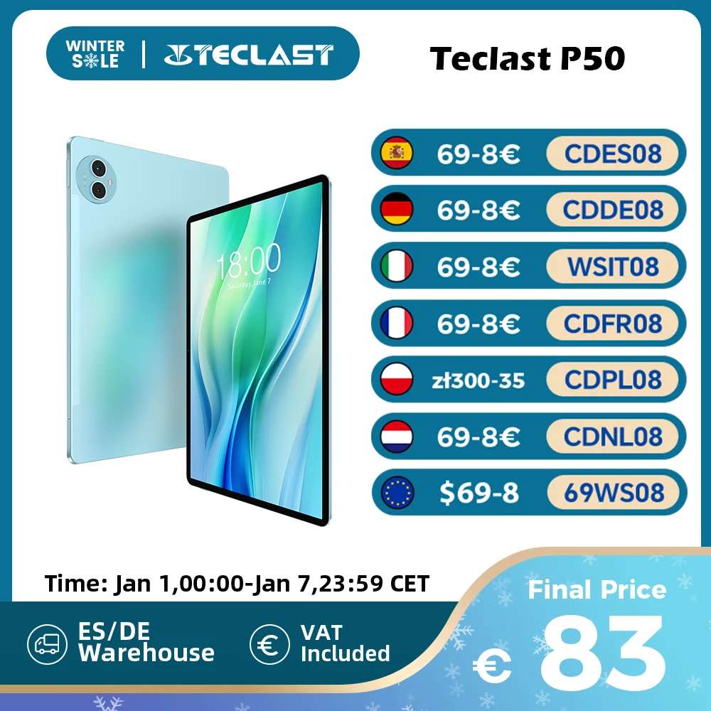 Teclast P50 Android 14 Tablet 11