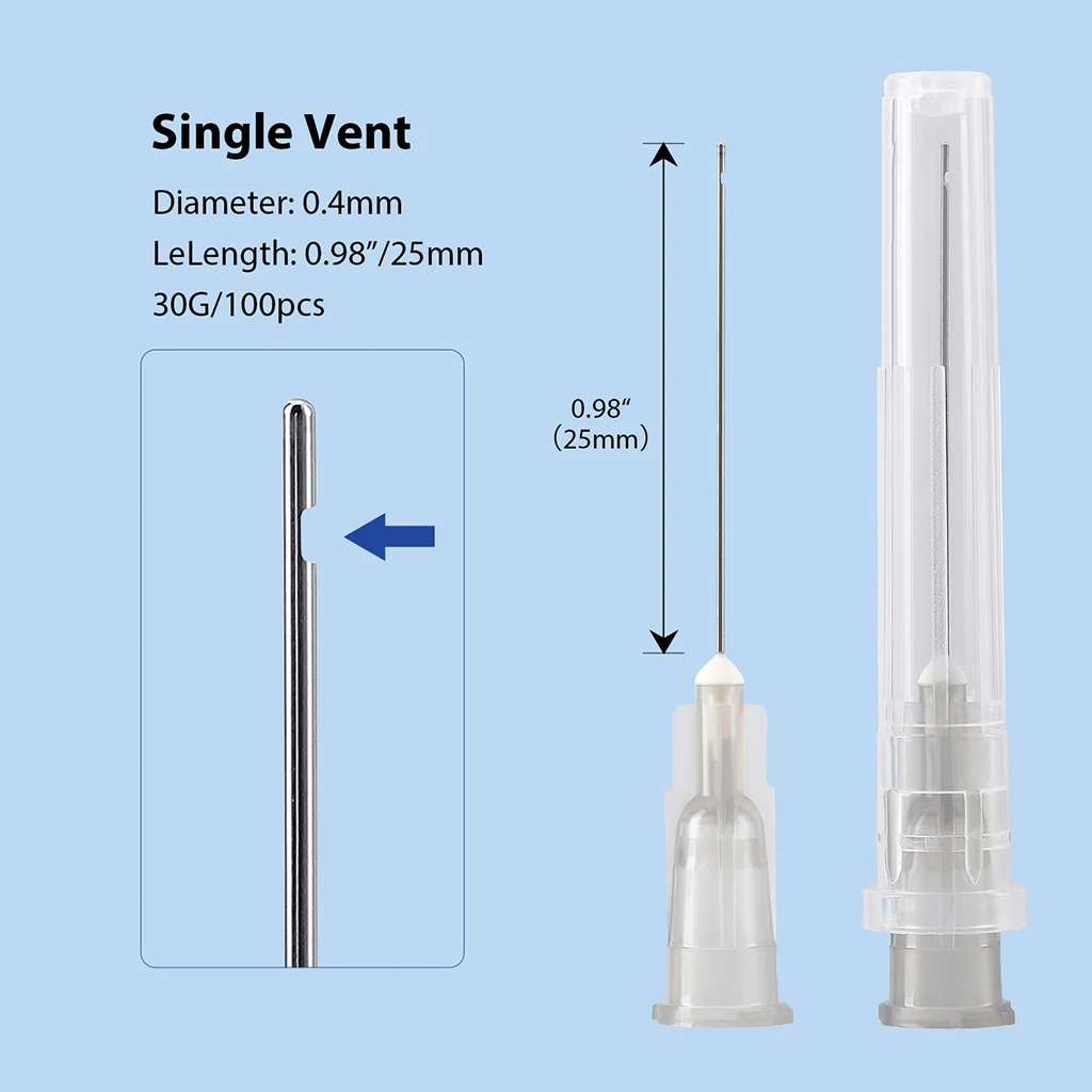 100 Stück/Box AZDENT Zahnwurzelkanal-Reinigungsnadeln 25mm Endodontie-Irrigierungsspitzen 0,3/0,4mm Einweg-Zahnmedizinprodukte – Detail 8
