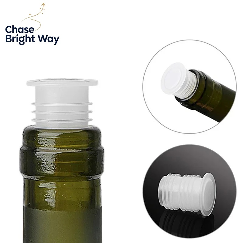10Pcs Glass Bottle Save Plug Barware Home Red Wine Bottle Cap Stopper