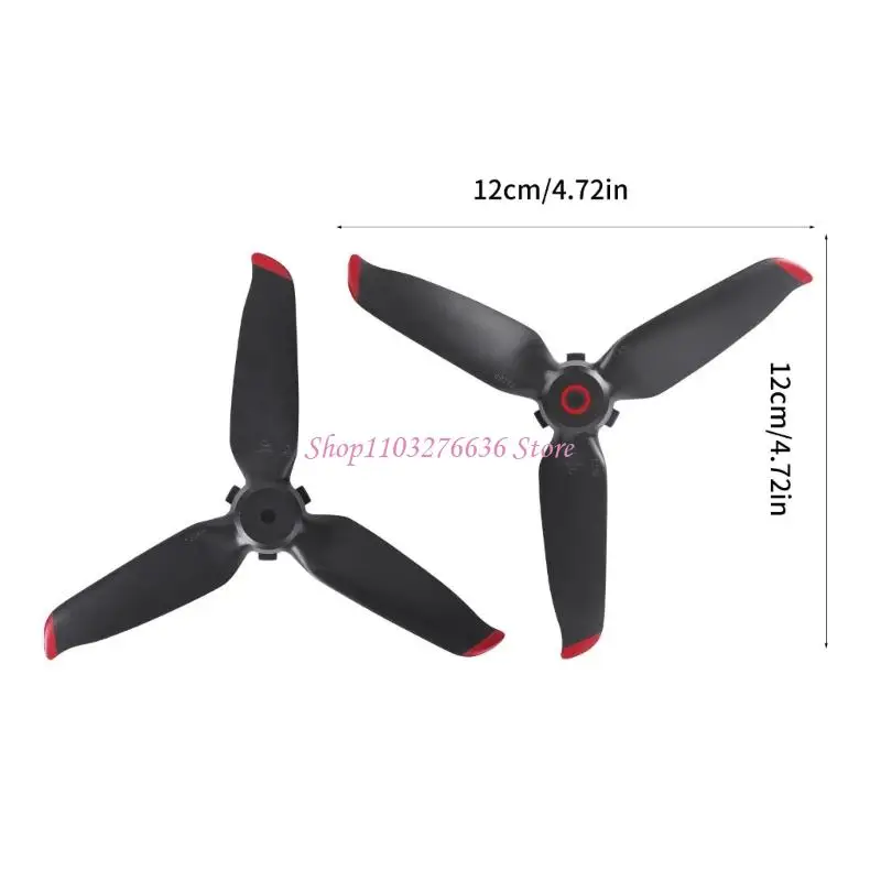 R6FD 2PCS Quadcopter Propeller Quick Mount System Teile Flugleistungen