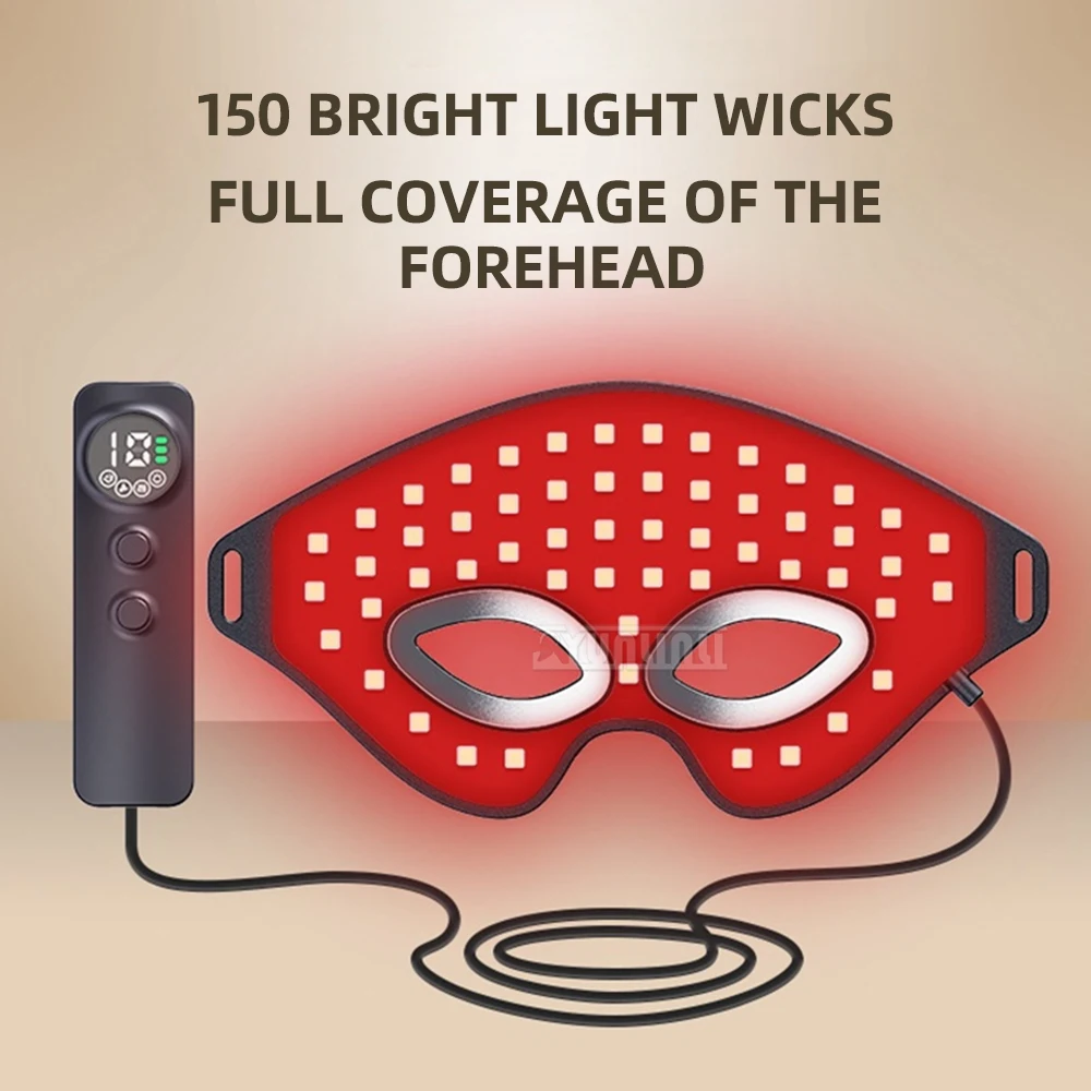 Red light silicone eye protection device Photon eye tender device LED heating eye mask Heating hot compress eye beauty device