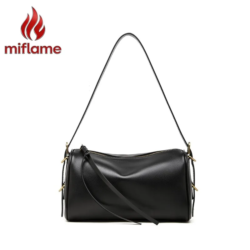 Minimalist Everyday Shoulder Bag for Women Soft Genuine Leather Vegetable Tanned Convertible Crossbody Strap Luxury Handbag