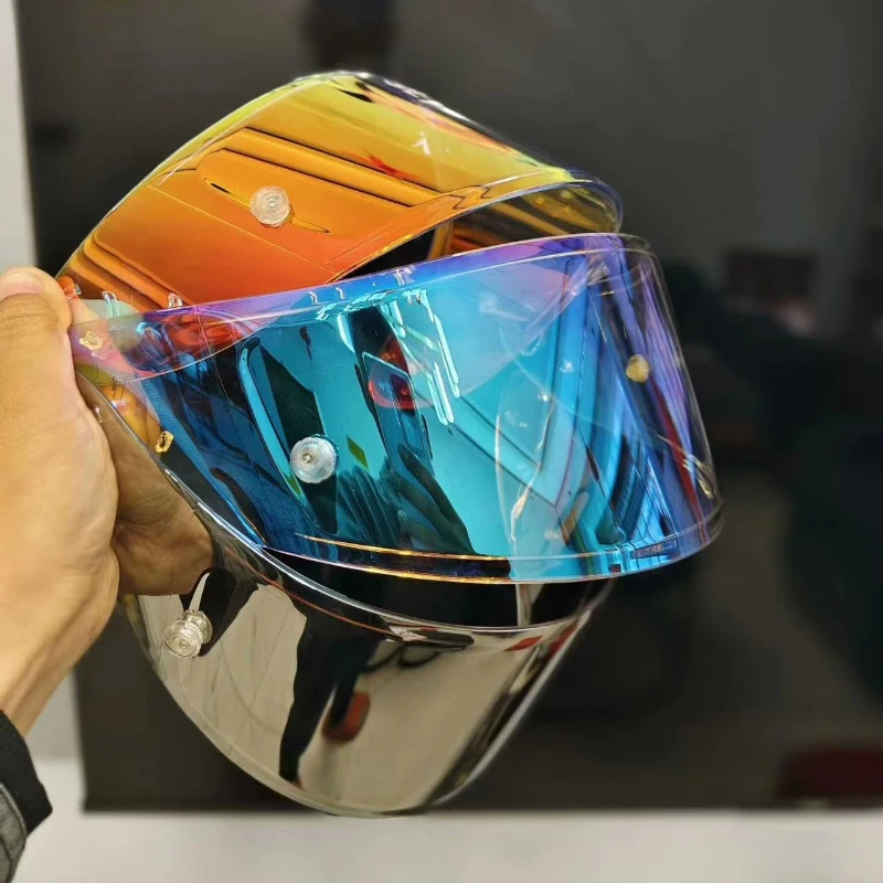 Motorrad Helm Objektiv Anti-UV-PC Visier Objektiv Modell Fall für x14 X-14 z7 Z-7 X-Spirit 3 Voll gesicht Helm Visier Spiegel Linse