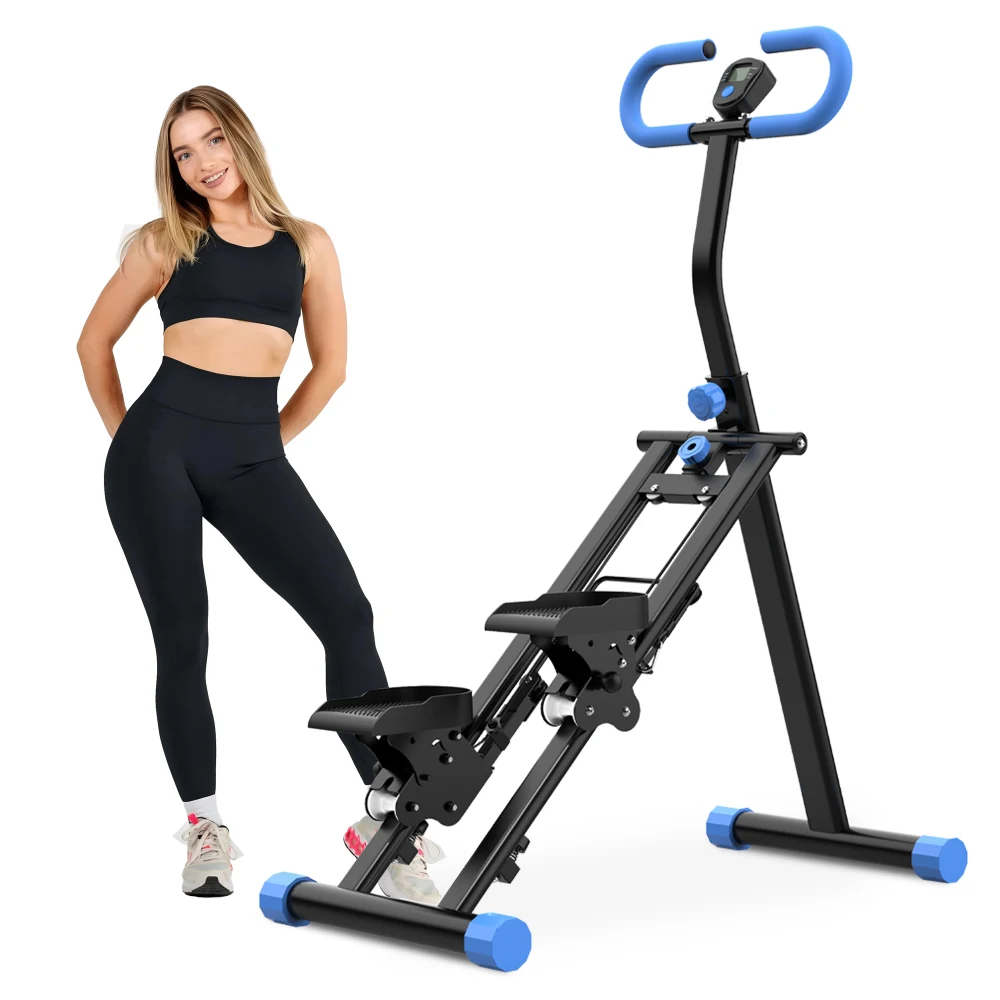 

Home Upgraded Vertical Climber Full Body Fat Burning Stair Stepper Stable Adjustable Fitness Equipment