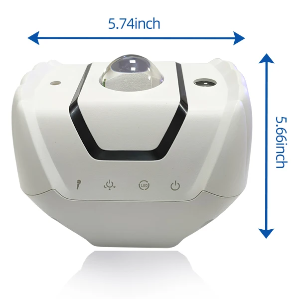 (Love hand shape) RGB three-color conversion, touch-adjustable LED star moon night light (with battery inside)