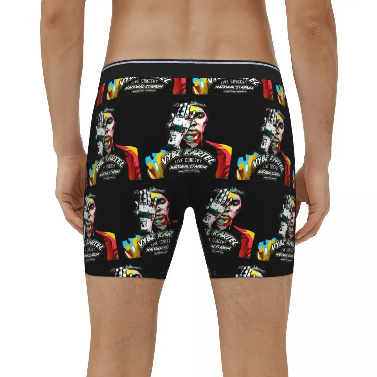 A Di Teecha Aka Vybz Kartel Aka World Boss سراويل داخلية طويلة للرجال سراويل داخلية قصيرة للرجال لهدايا صديقها للرجال