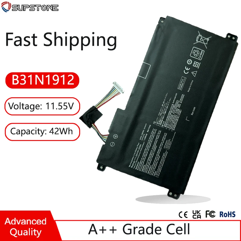 

C31N1912 B31N1912 Laptop Battery For Asus VivoBook 14 E410MA-EK018TS EK026TS L410MA F414MA E510MA E510KA R429MA 0B200-03680200