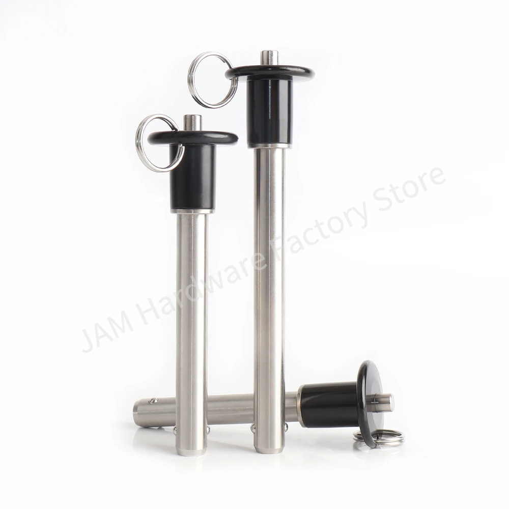 YK110 Factory Direct Quick Release Button Type Lock Pin Marine Hook Positioning Pin Spring Ball Lock Pin With Pull Ring