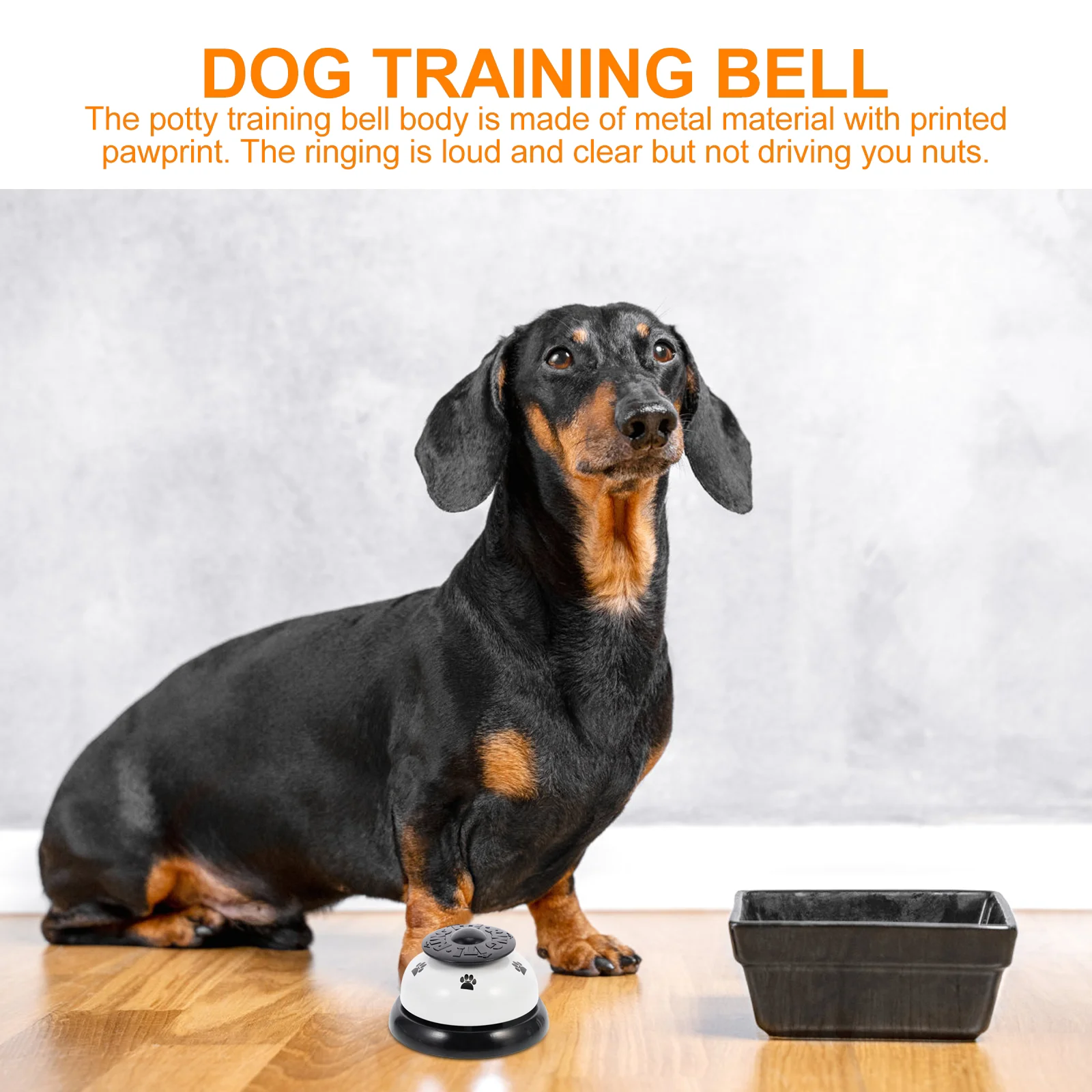 Bell Dog Training Pet Door Call Cat Dogs Puppy Go Trainer Outside Interactive Restaurant Ring Toilet Button Doorbell