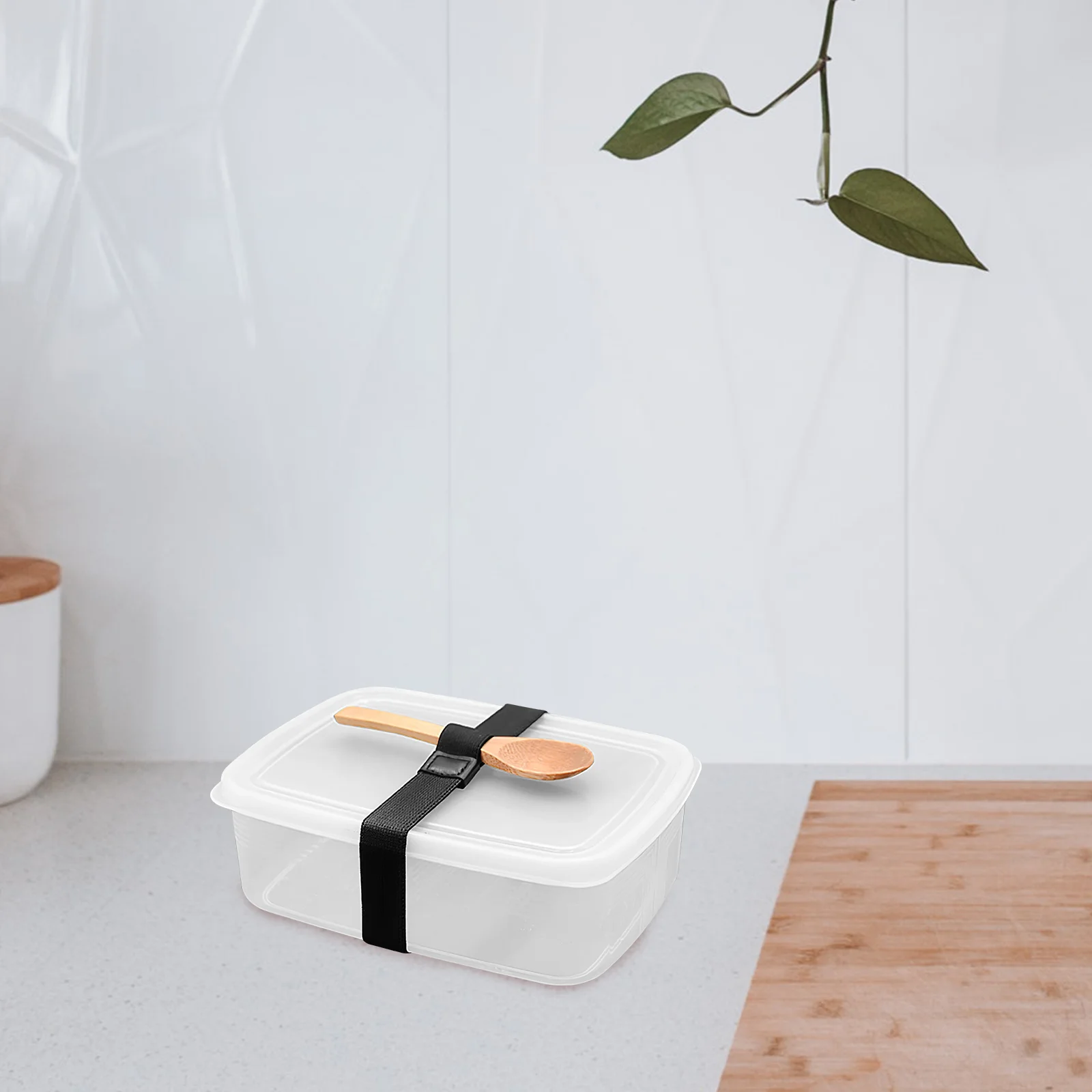 Correas elásticas portátiles de poliéster para contenedores de almuerzo, correa de fijación reutilizable para Picnic, escuela al aire libre, segura, 6 uds.