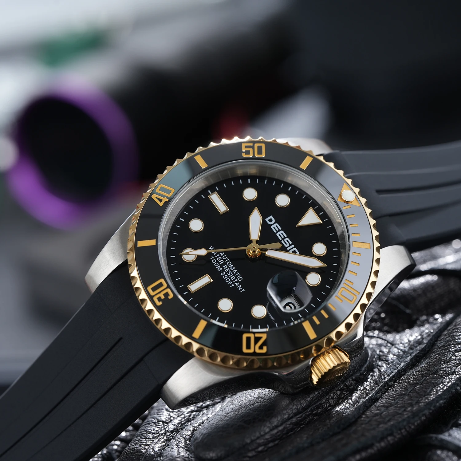 DEESIO Erkek Lüks Tam Otomatik - Luxury Watch All Black incelemesi ve fiyatı
